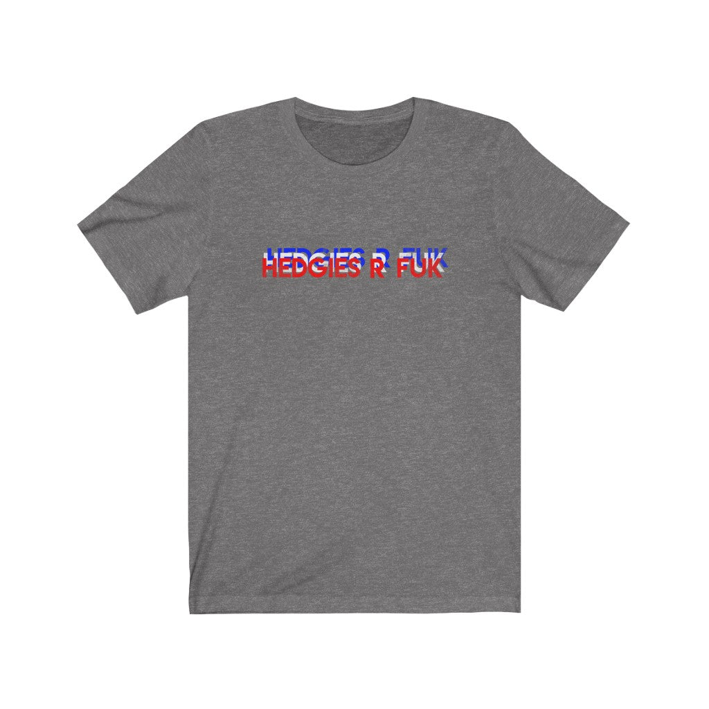 Hedgies R Fuk 3 Color Block Unisex Jersey Short Sleeve Tee - WallStreet Autist