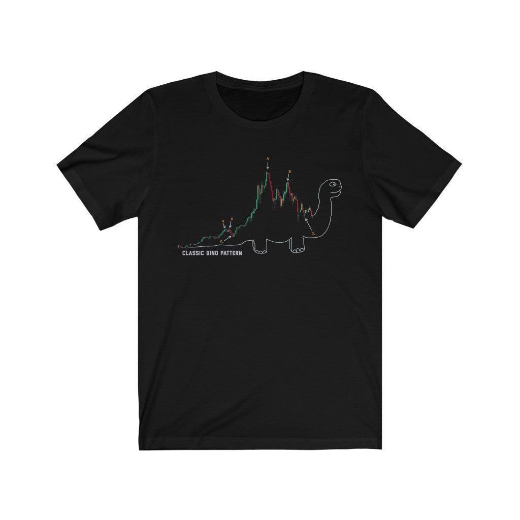 Classic Dino Pattern T-Shirt - WallStreet Autist