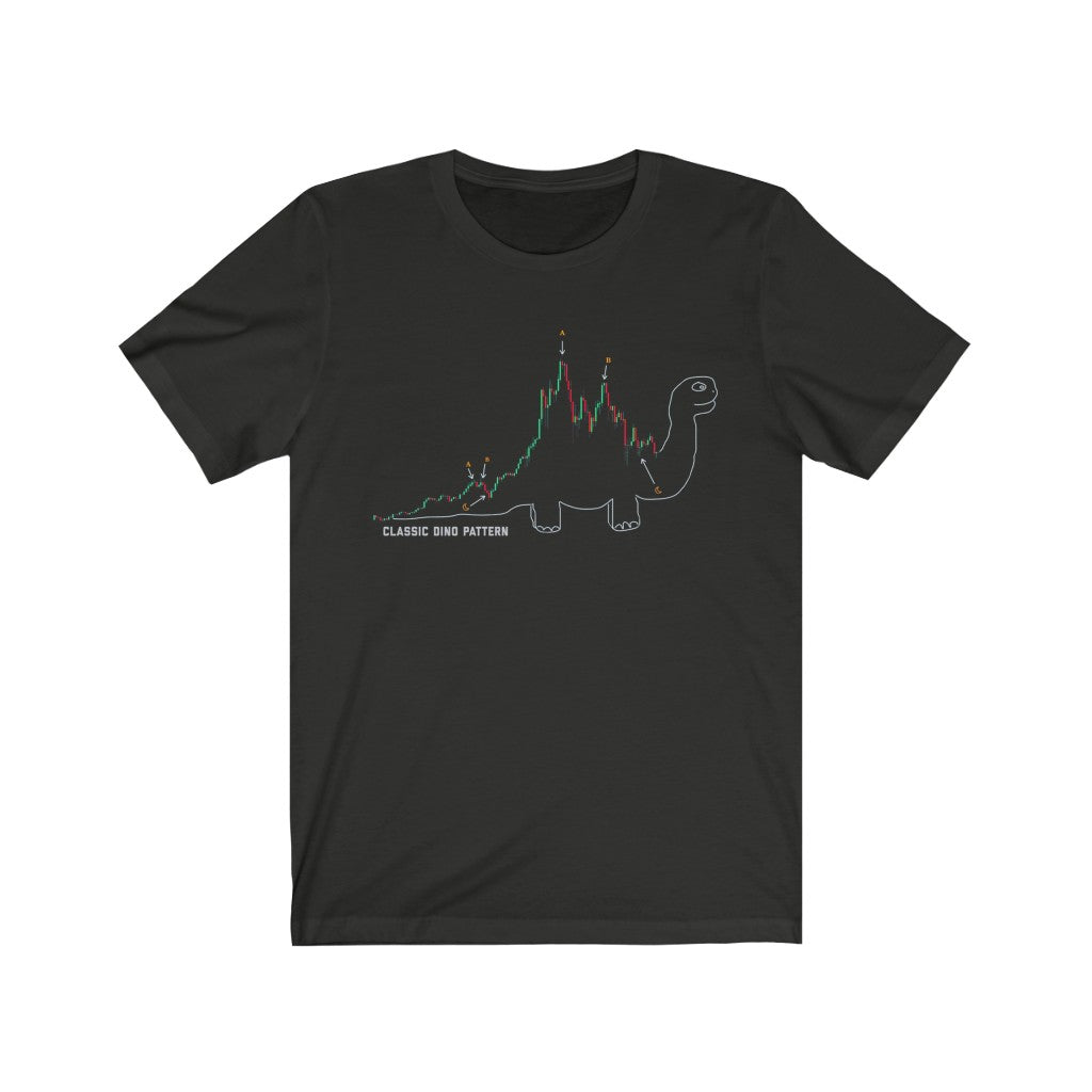Classic Dino Pattern T-Shirt - WallStreet Autist