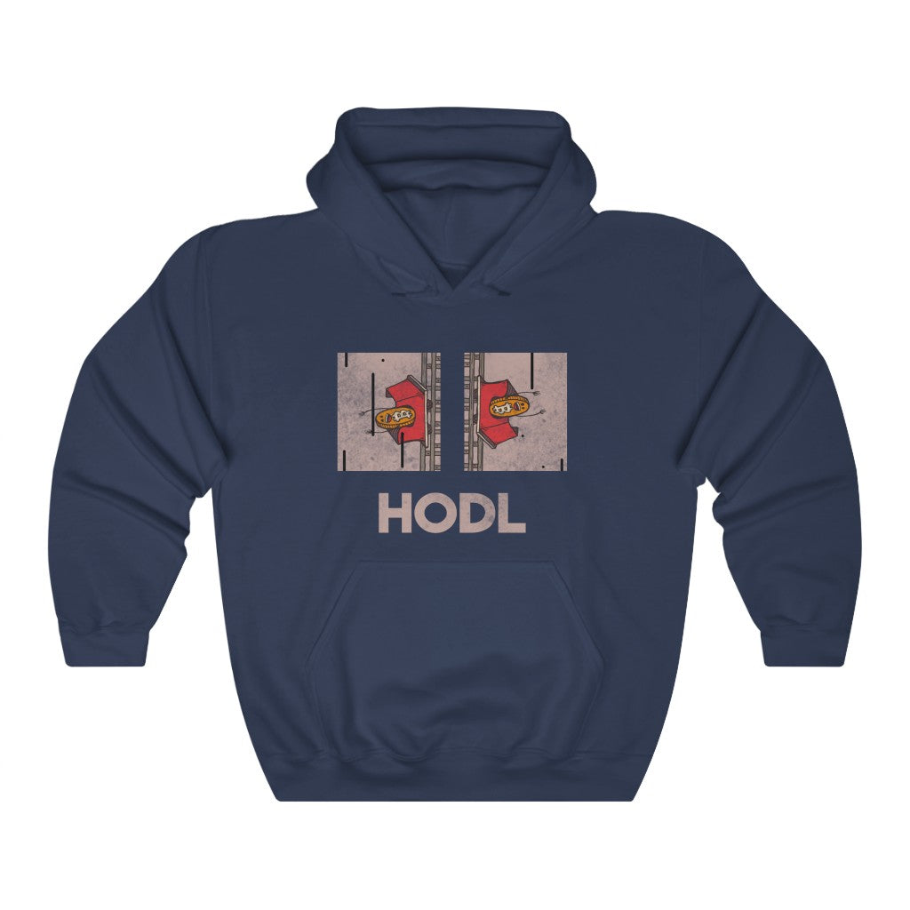 Bitcoin Hodl Roller Coaster Hoodie - WallStreet Autist