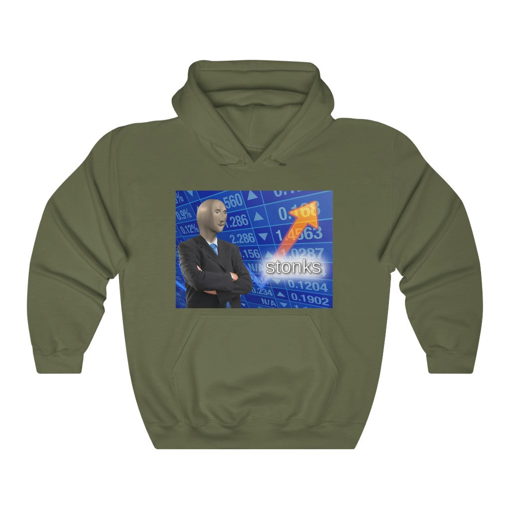 Stonks Hoodie - WallStreet Autist