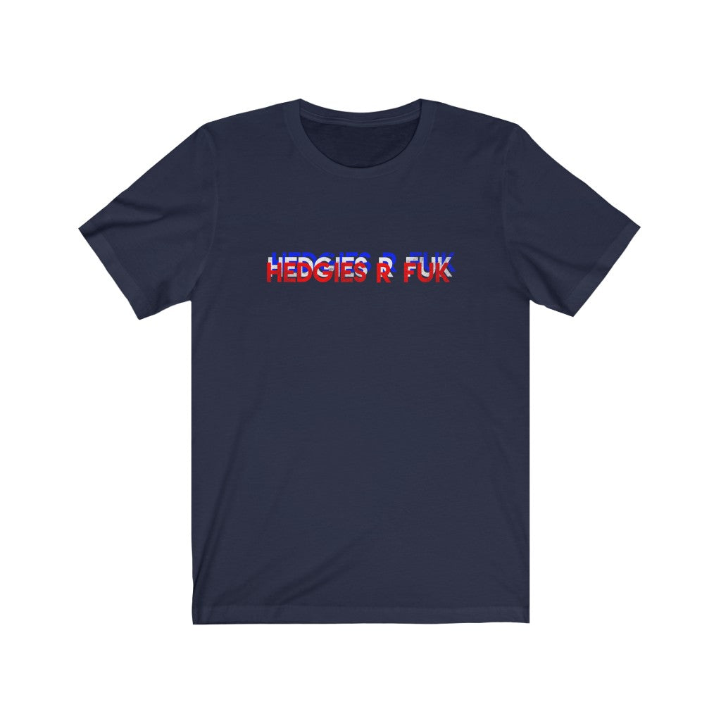 Hedgies R Fuk 3 Color Block Unisex Jersey Short Sleeve Tee - WallStreet Autist