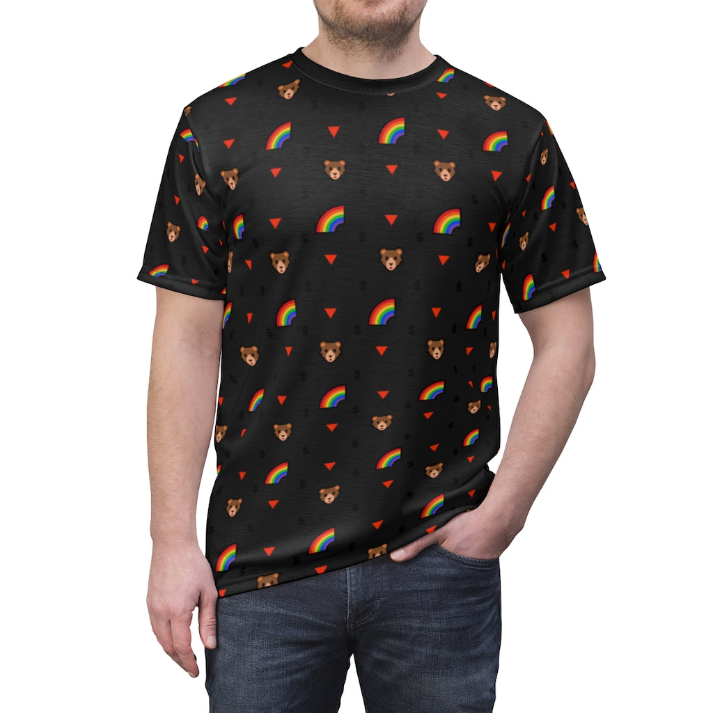 Gay Bear Print Unisex T-Shirt - WallStreet Autist