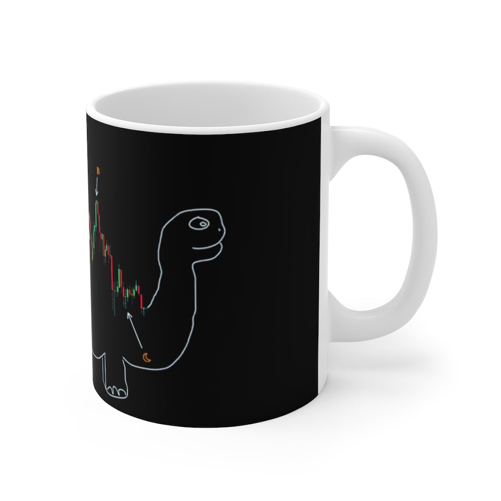 Classic Dino Pattern Mug - WallStreet Autist