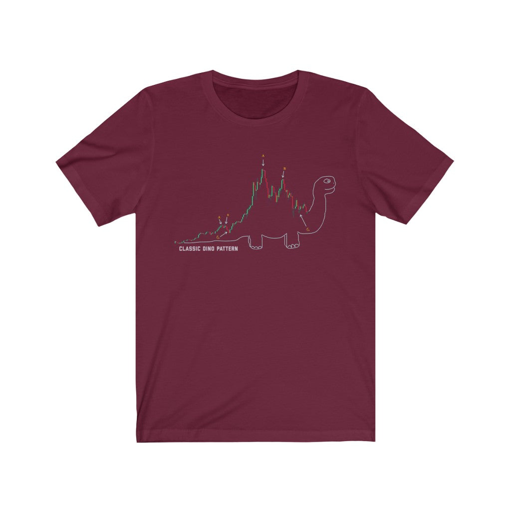 Classic Dino Pattern T-Shirt - WallStreet Autist
