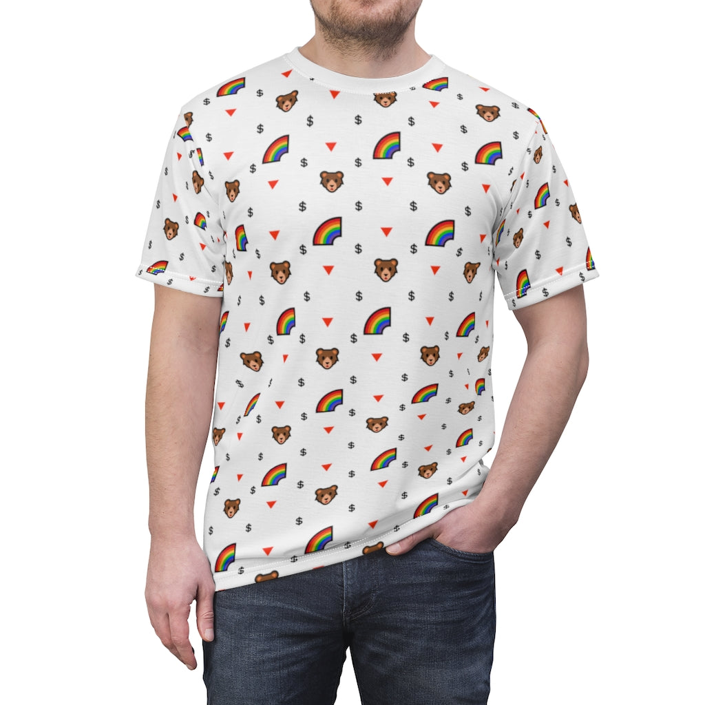 Gay Bear Print Unisex T-Shirt - WallStreet Autist
