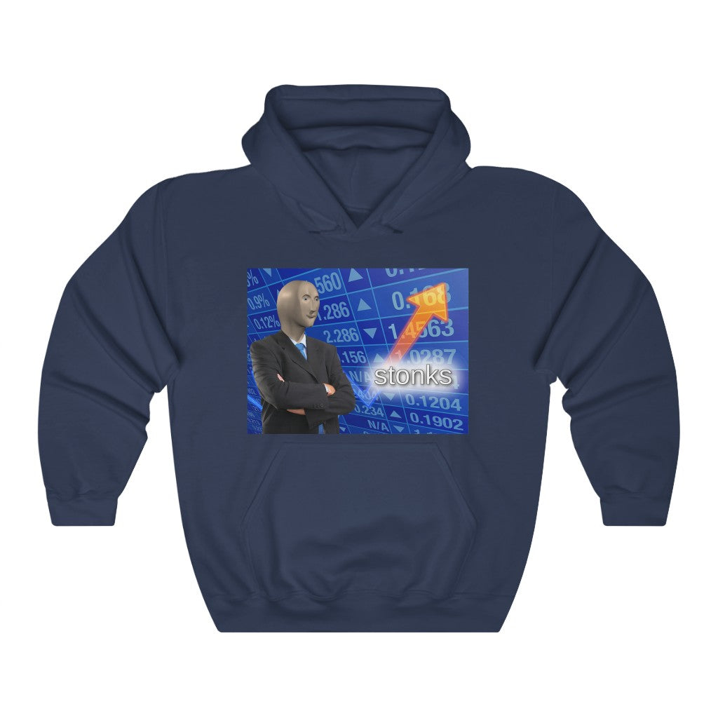 Stonks Hoodie - WallStreet Autist