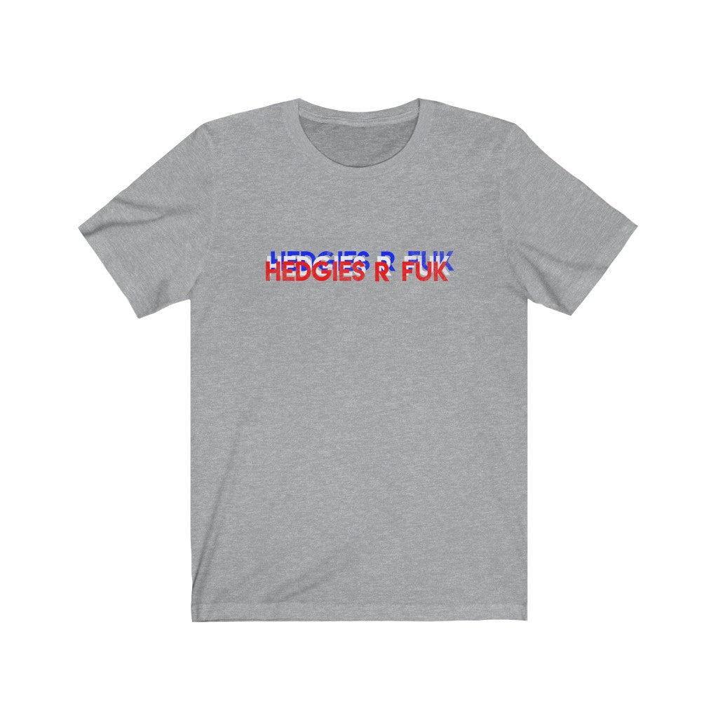 Hedgies R Fuk 3 Color Block Unisex Jersey Short Sleeve Tee - WallStreet Autist