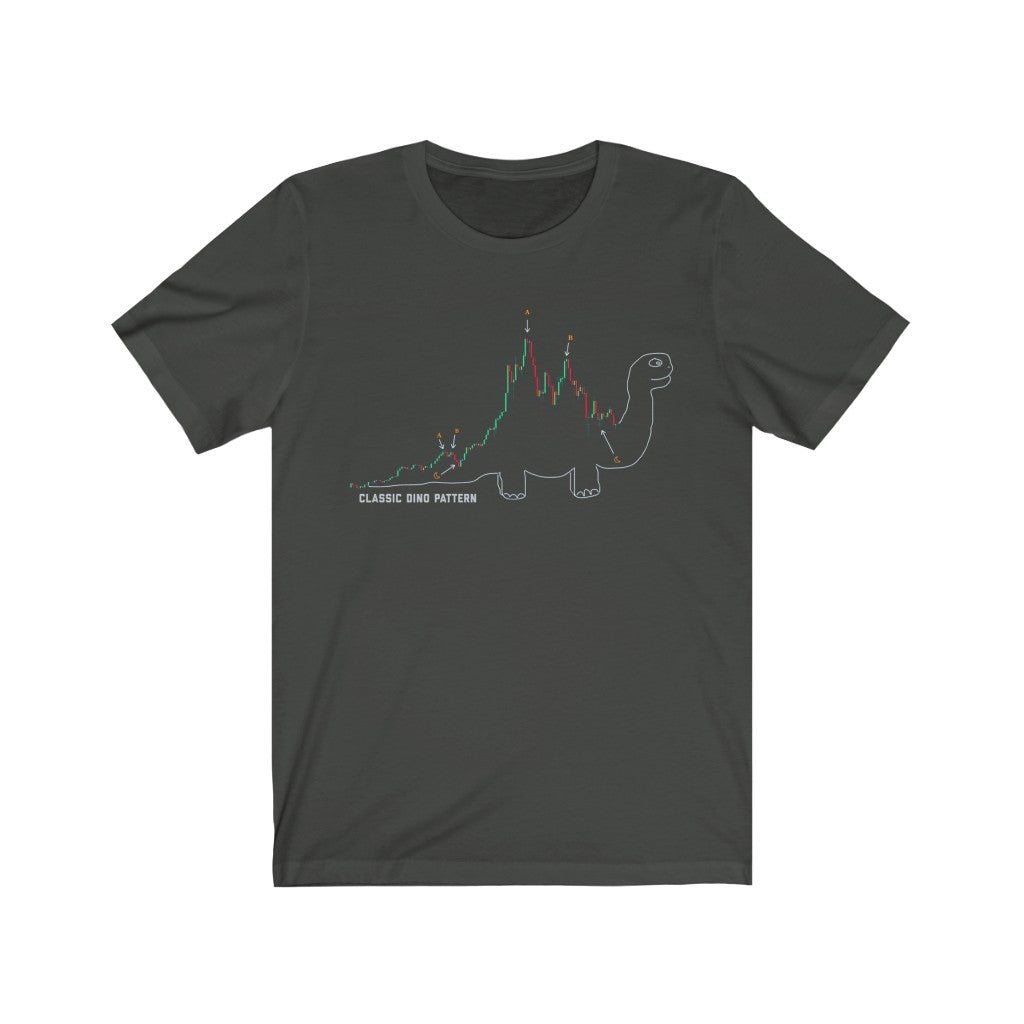 Classic Dino Pattern T-Shirt - WallStreet Autist