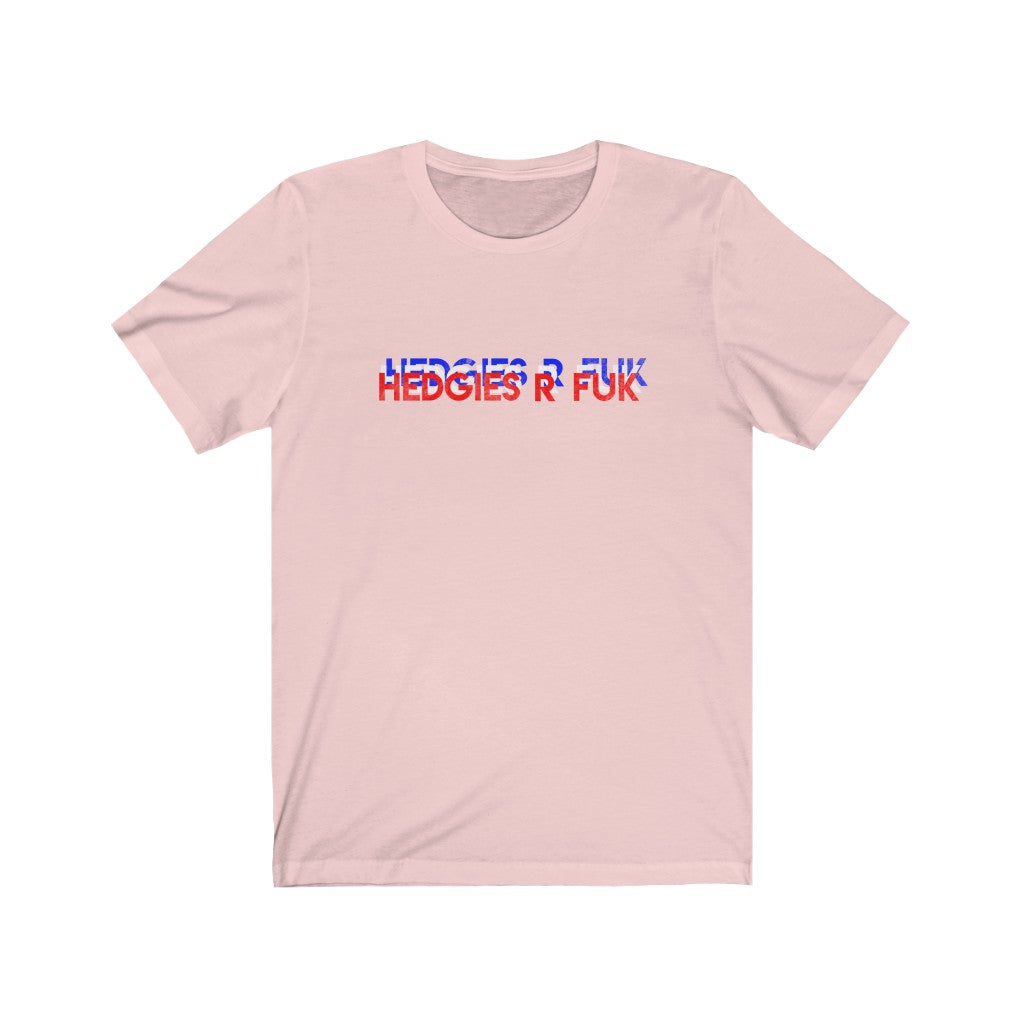 Hedgies R Fuk 3 Color Block Unisex Jersey Short Sleeve Tee - WallStreet Autist