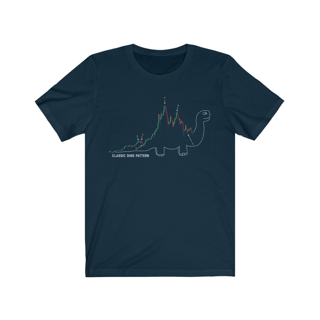 Classic Dino Pattern T-Shirt - WallStreet Autist