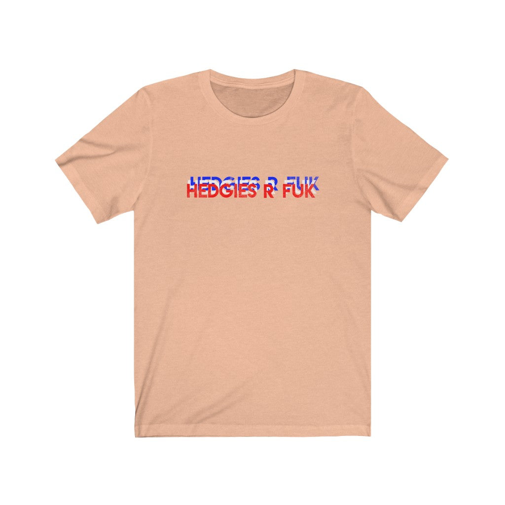 Hedgies R Fuk 3 Color Block Unisex Jersey Short Sleeve Tee - WallStreet Autist