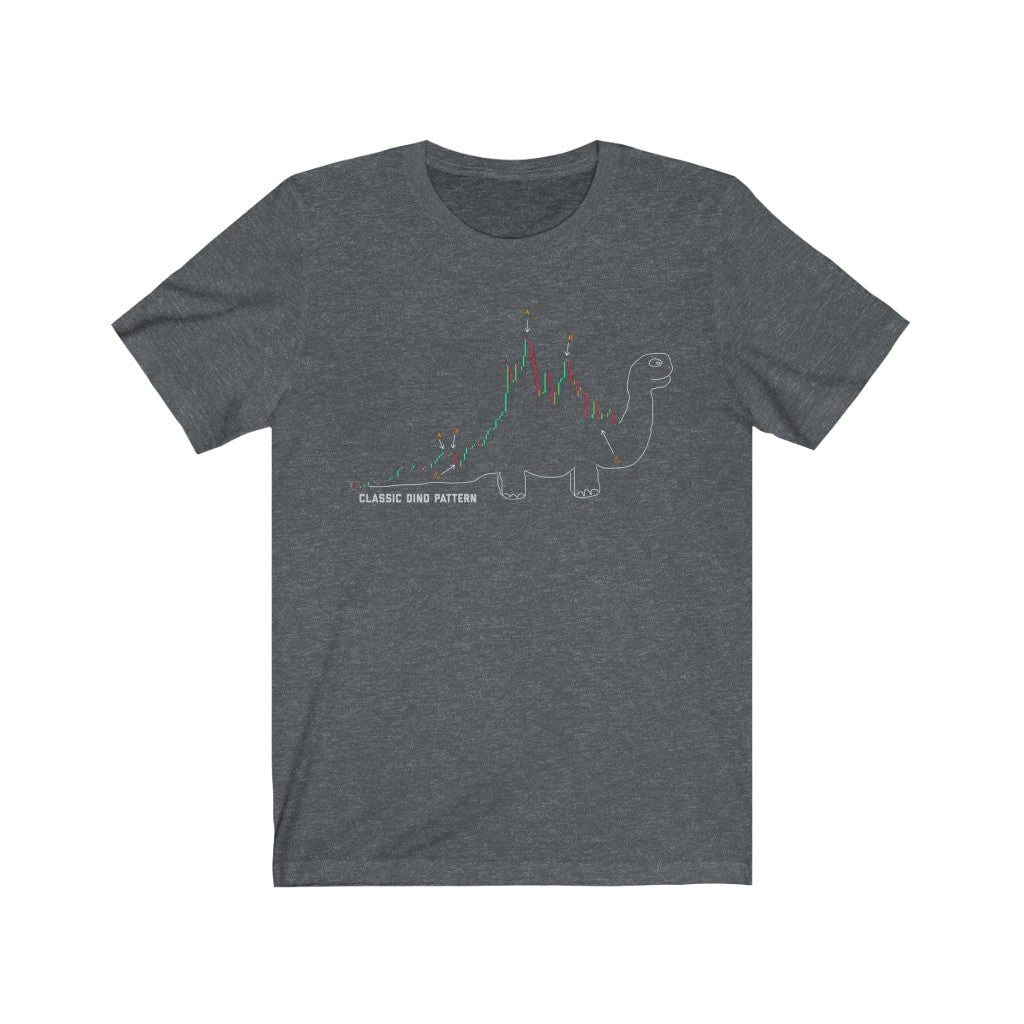 Classic Dino Pattern T-Shirt - WallStreet Autist