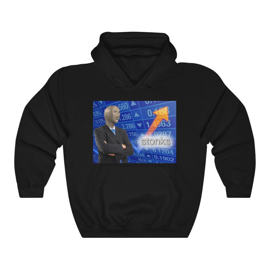 Stonks Hoodie - WallStreet Autist