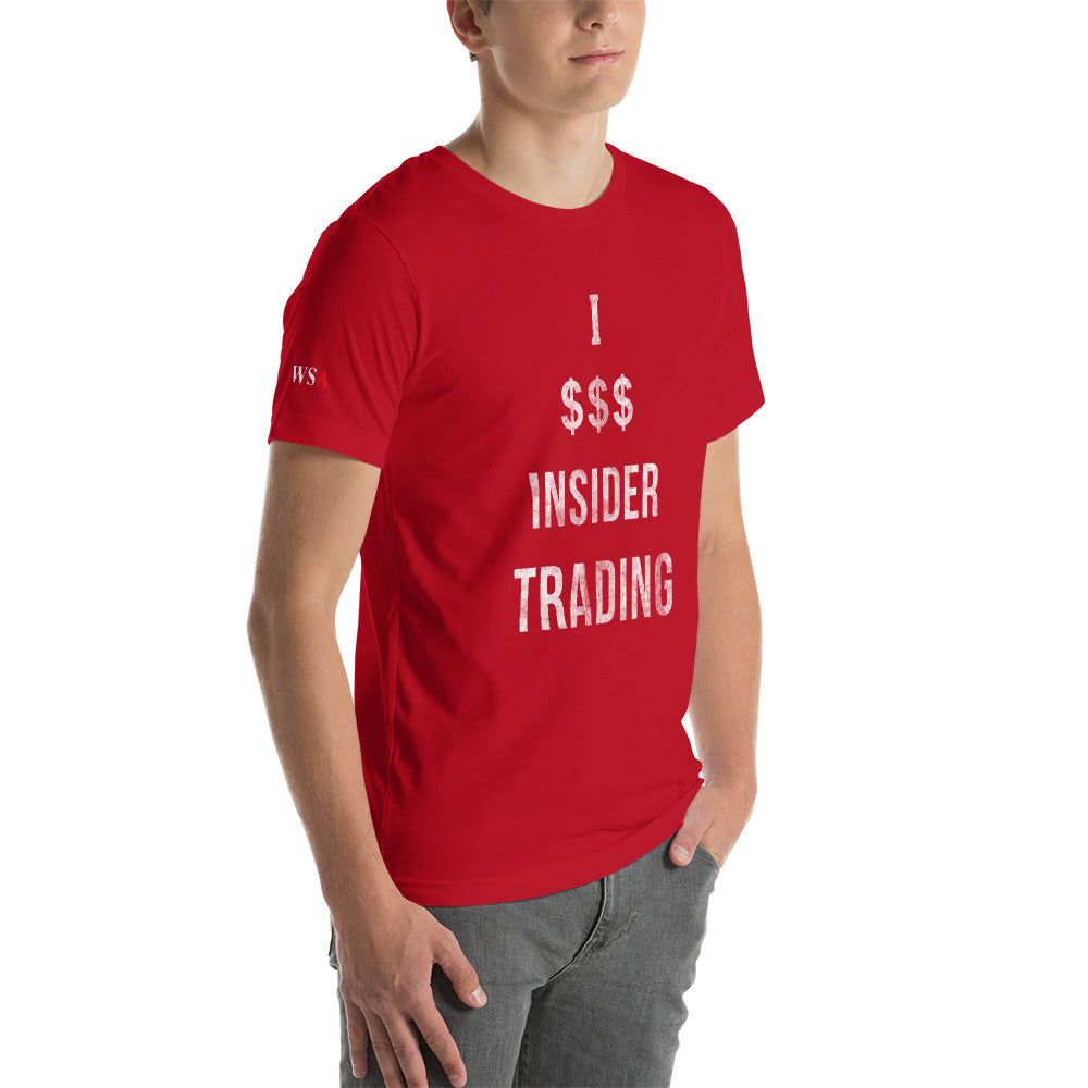 Insider Trading Colored Short-Sleeve Unisex T-Shirt - WallStreet Autist
