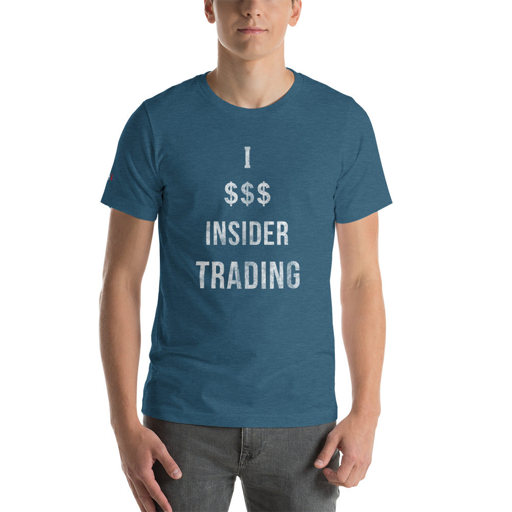 Insider Trading Colored Short-Sleeve Unisex T-Shirt - WallStreet Autist
