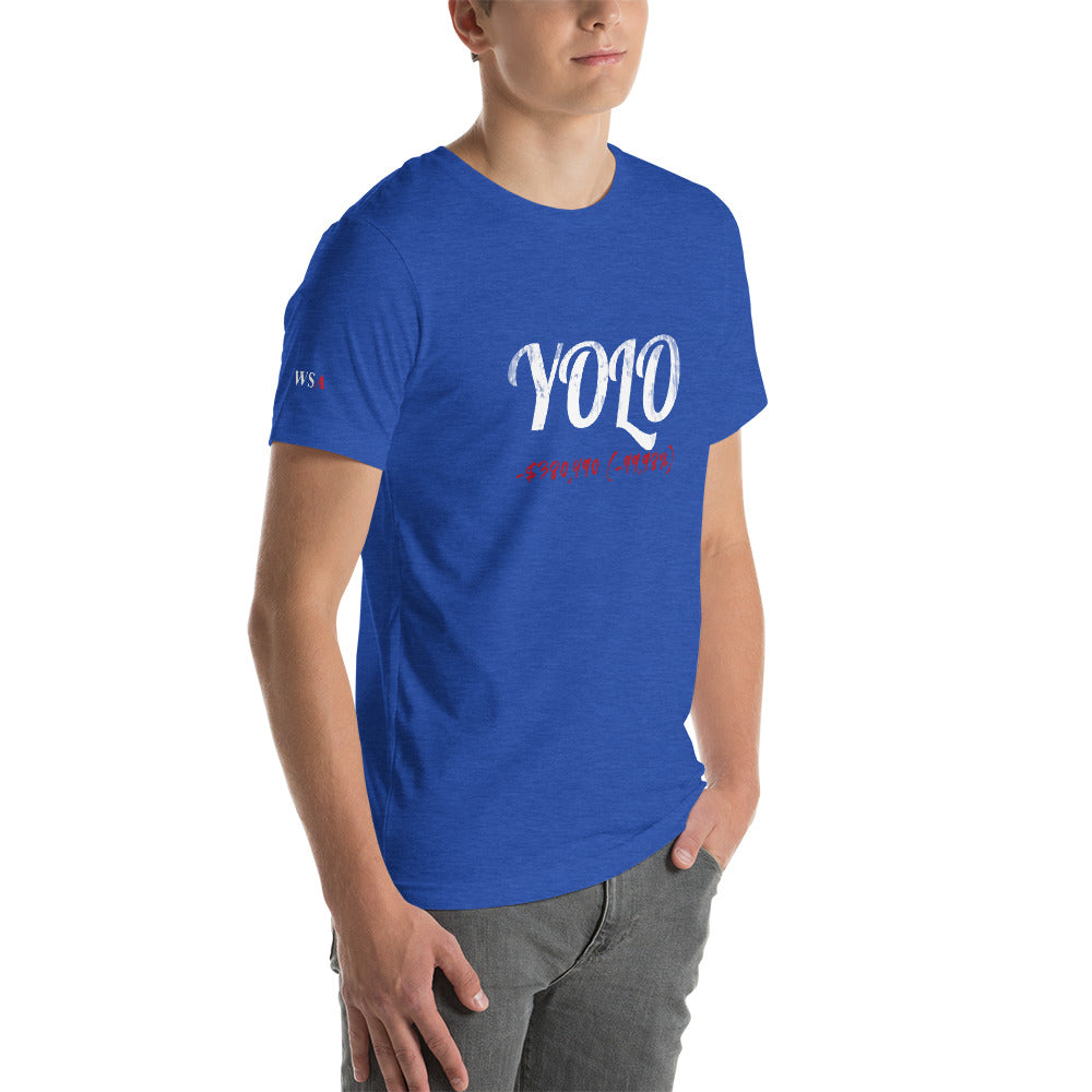 YOLO Colored Short-Sleeve Unisex T-Shirt - WallStreet Autist