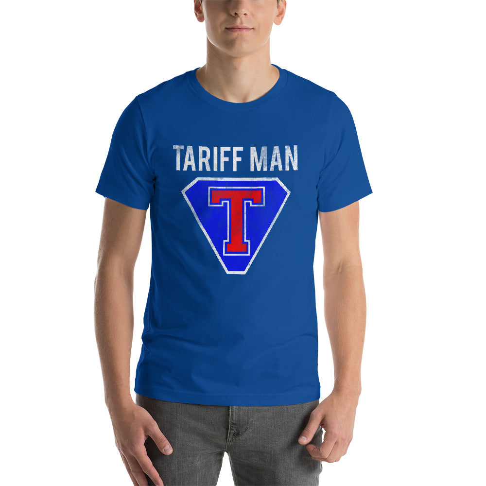 Trump Tariff Man Short-Sleeve Unisex T-Shirt - WallStreet Autist