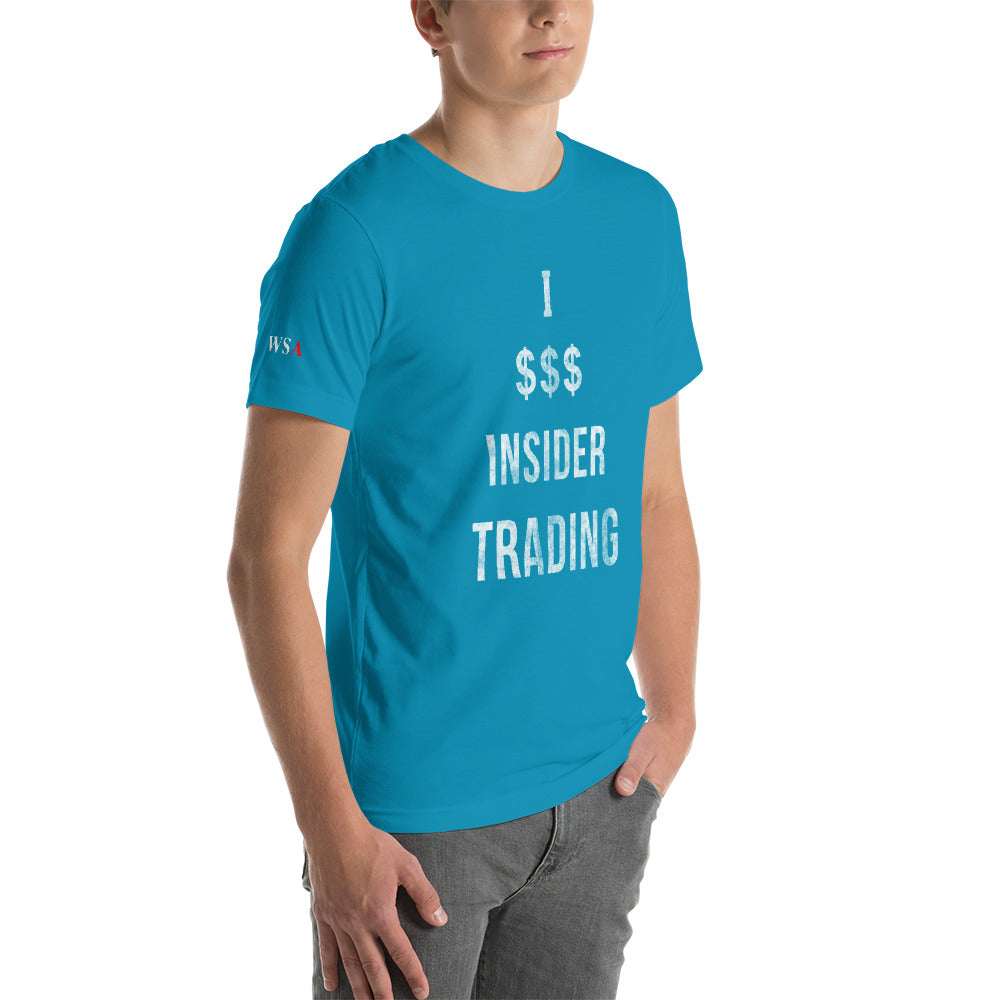 Insider Trading Colored Short-Sleeve Unisex T-Shirt - WallStreet Autist