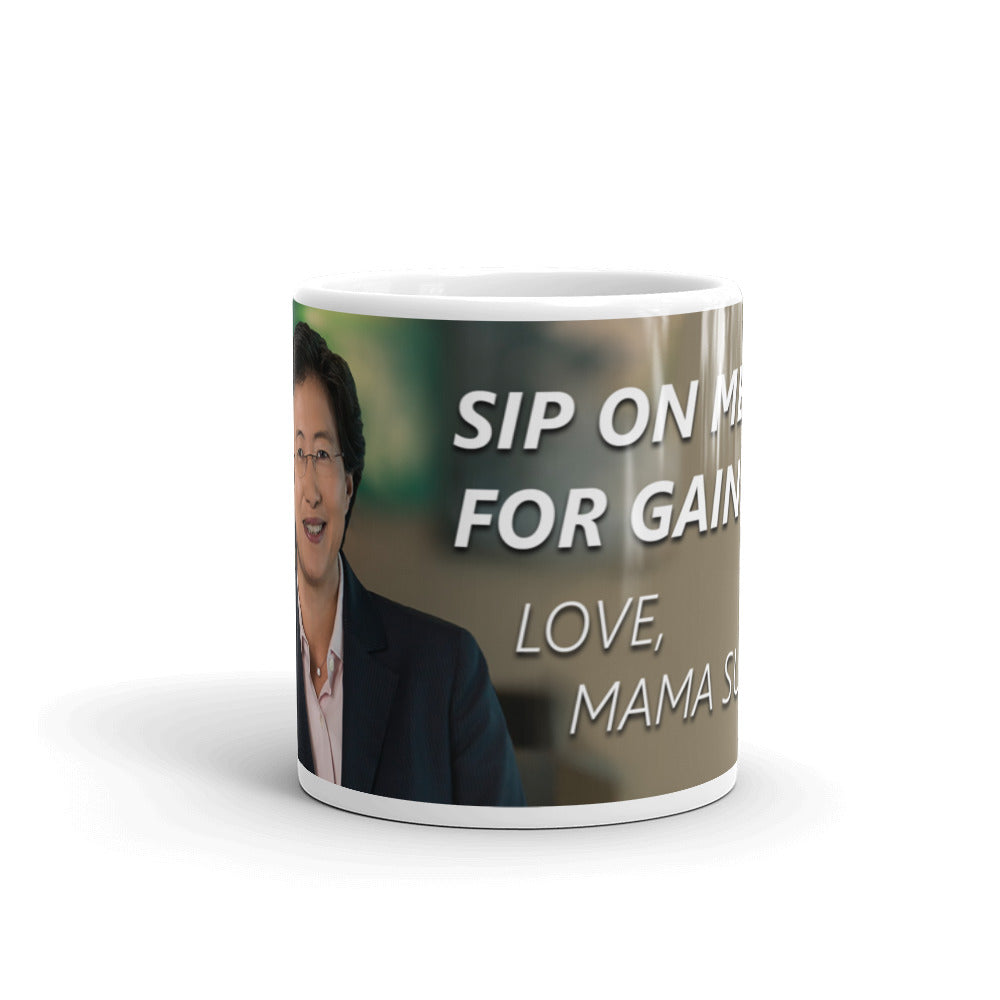 AMD Lisa Su Sipping Mug - WallStreet Autist