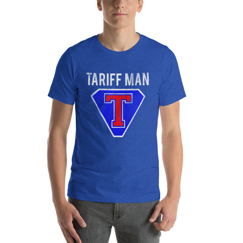 Trump Tariff Man Short-Sleeve Unisex T-Shirt - WallStreet Autist