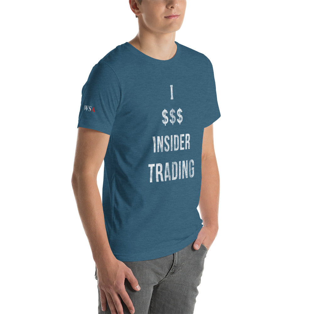 Insider Trading Colored Short-Sleeve Unisex T-Shirt - WallStreet Autist