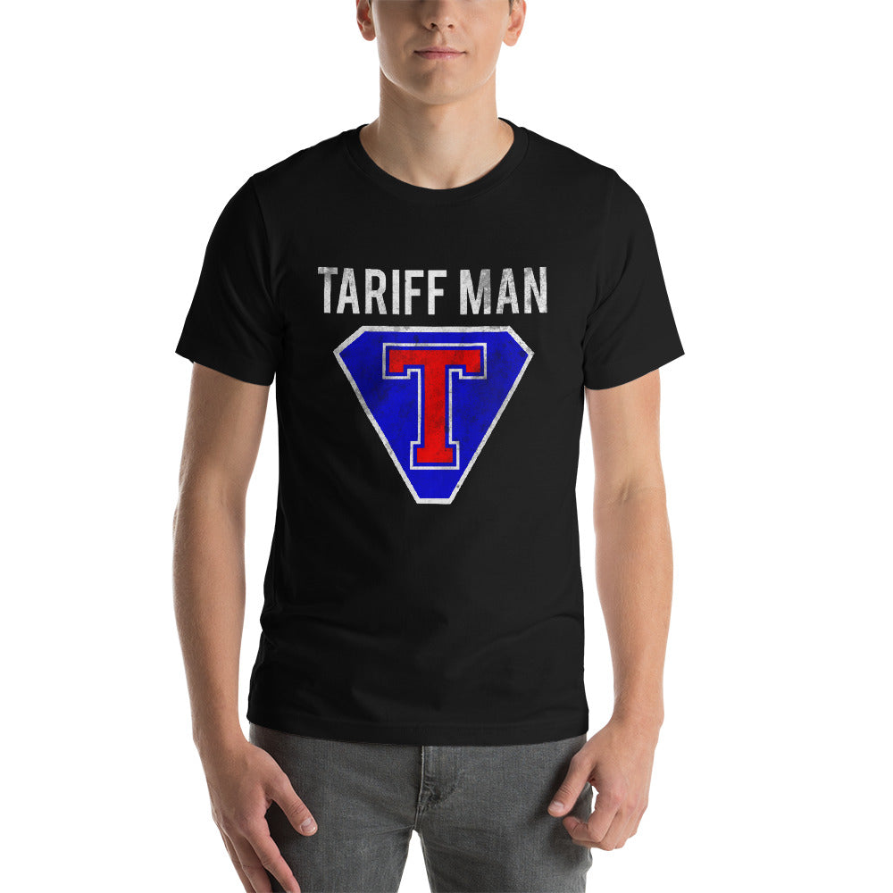 Trump Tariff Man Short-Sleeve Unisex T-Shirt - WallStreet Autist