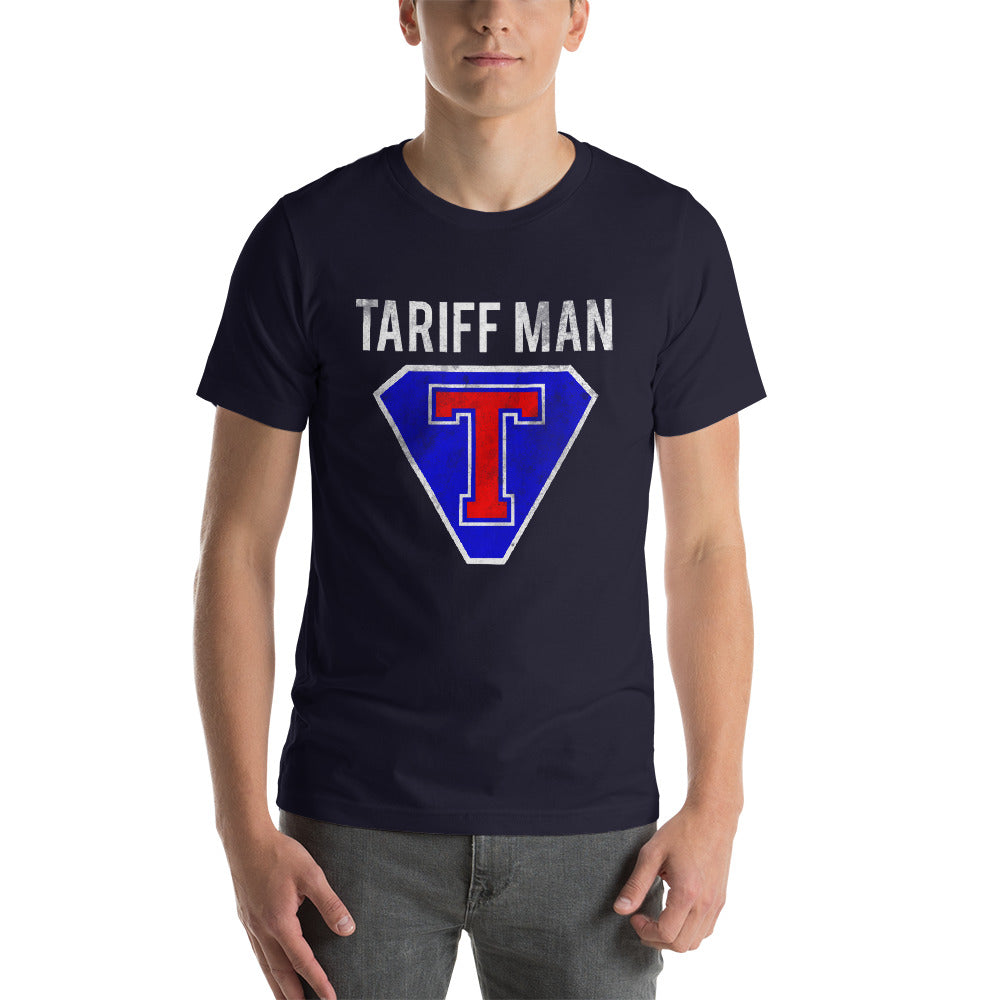 Trump Tariff Man Short-Sleeve Unisex T-Shirt - WallStreet Autist