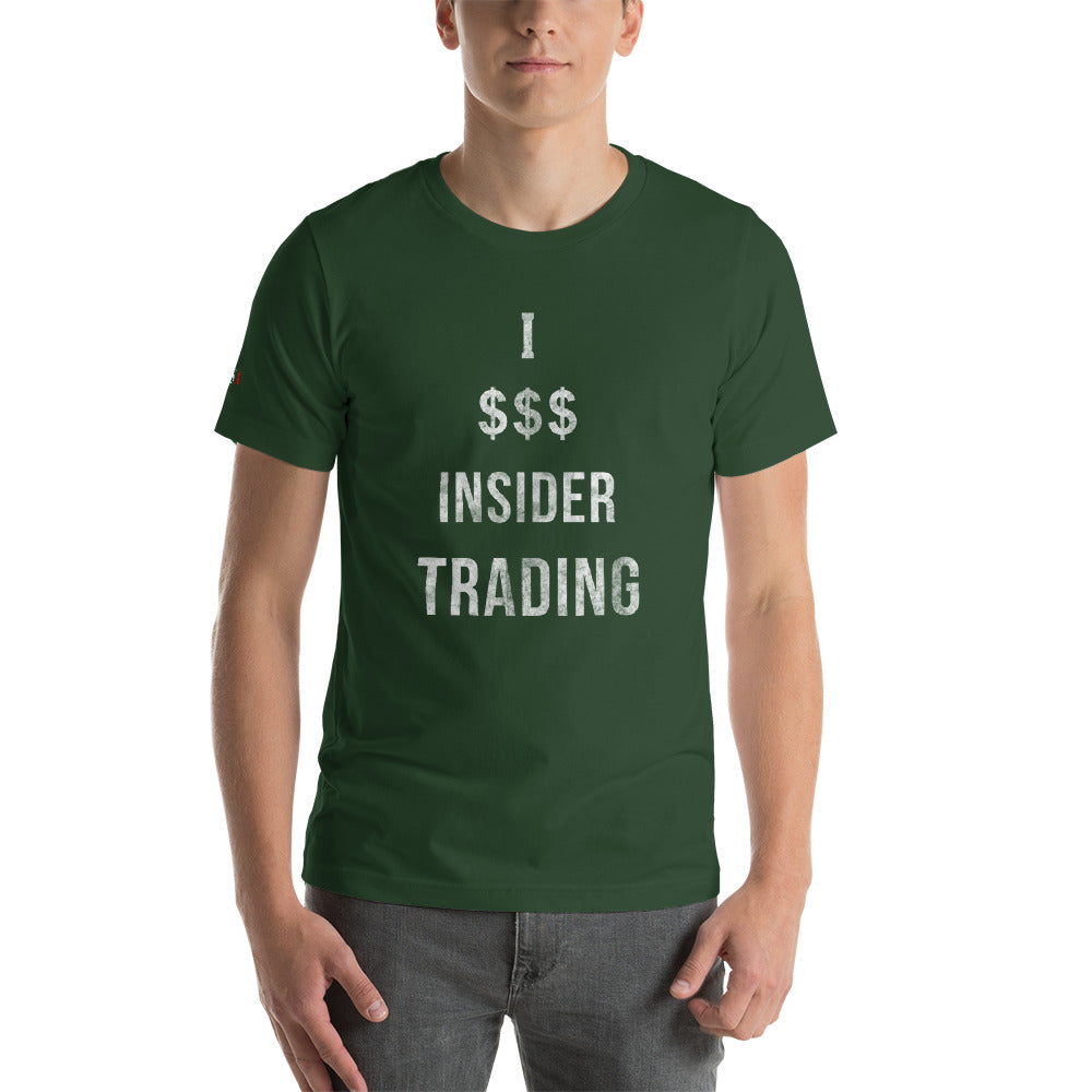 Insider Trading Colored Short-Sleeve Unisex T-Shirt - WallStreet Autist