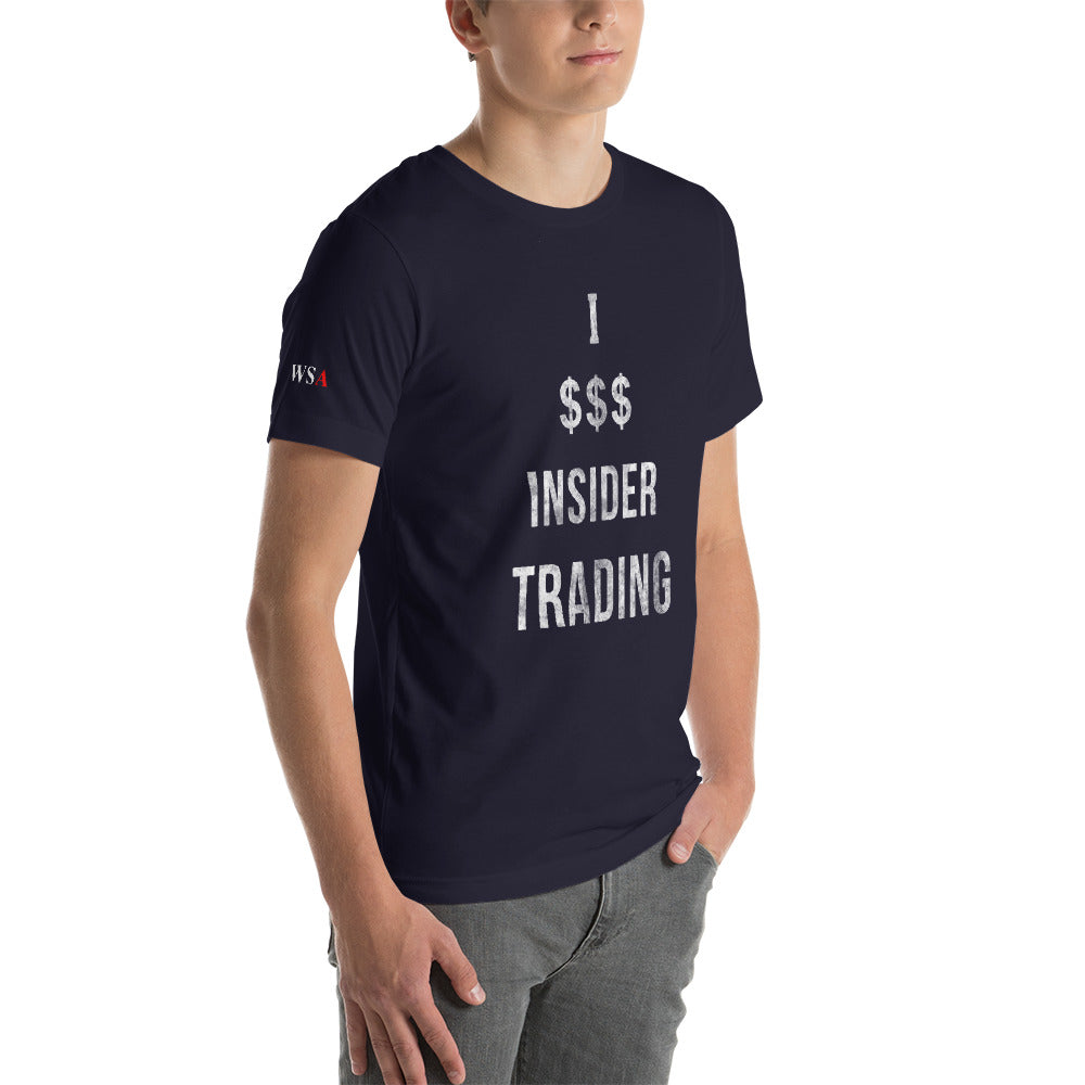 Insider Trading Colored Short-Sleeve Unisex T-Shirt - WallStreet Autist