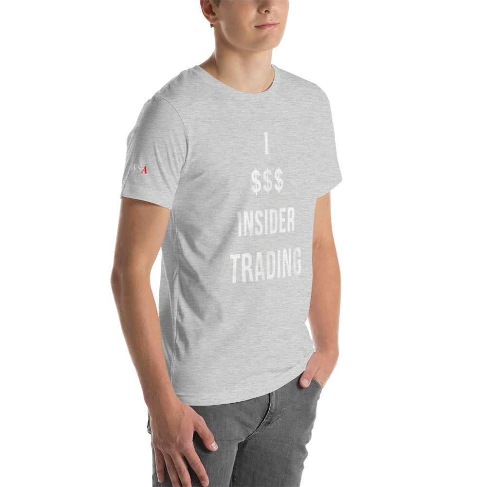 Insider Trading Colored Short-Sleeve Unisex T-Shirt - WallStreet Autist