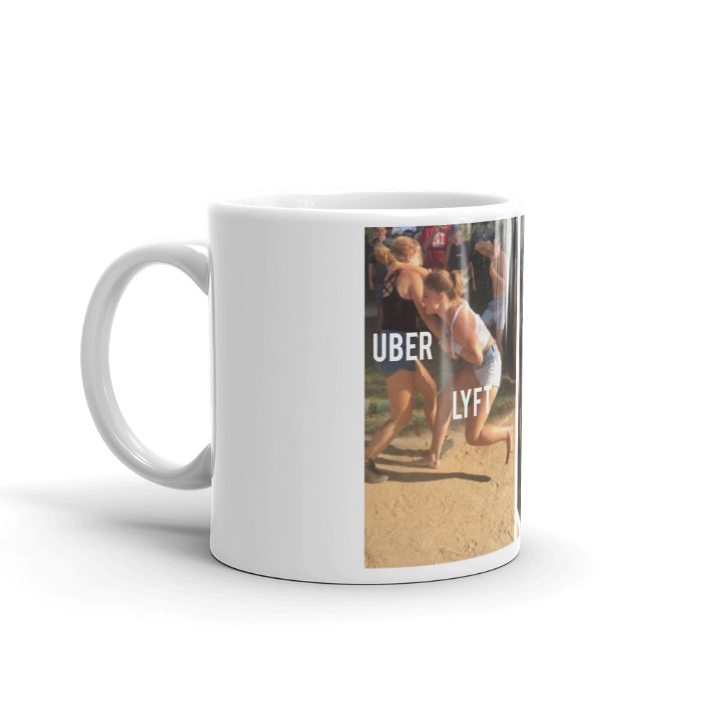 Uber, Lyft, Elon Dabbing Mug - WallStreet Autist