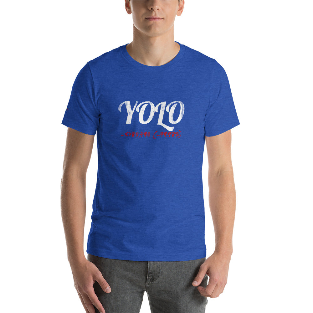 YOLO Colored Short-Sleeve Unisex T-Shirt - WallStreet Autist