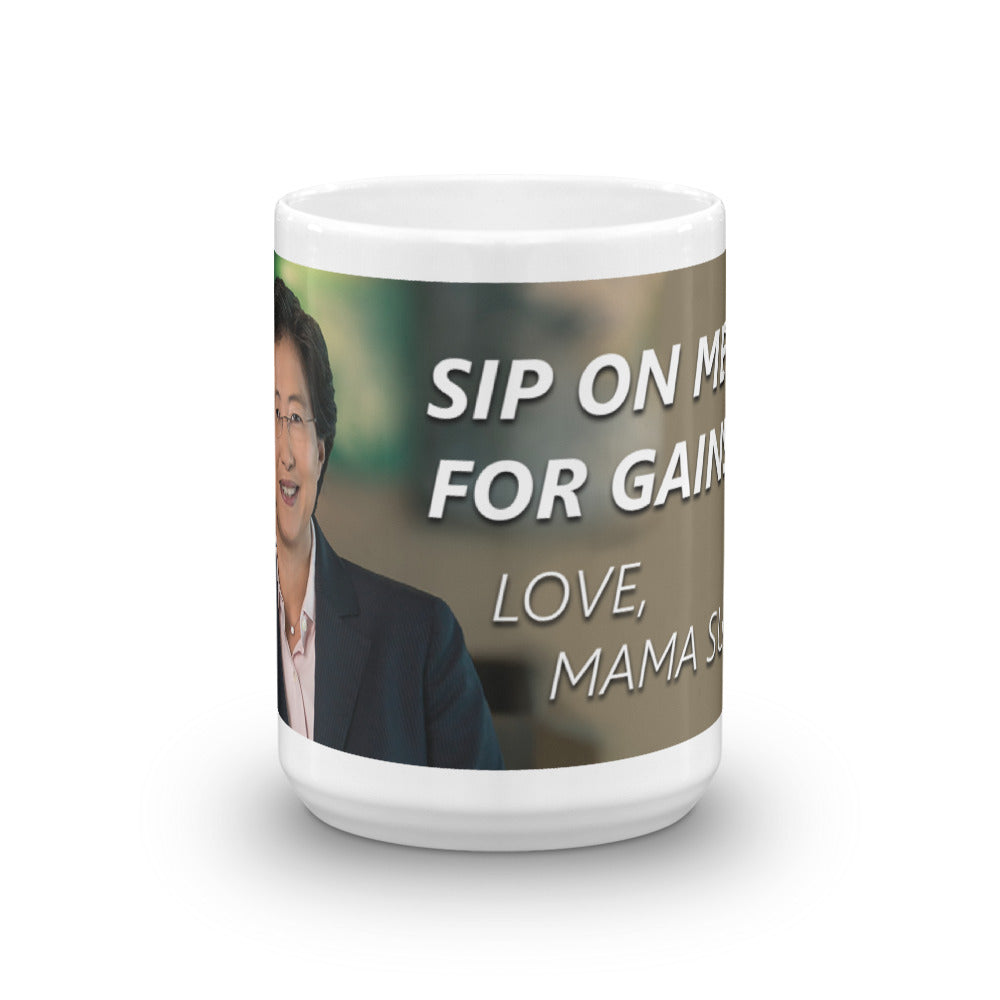 AMD Lisa Su Sipping Mug - WallStreet Autist