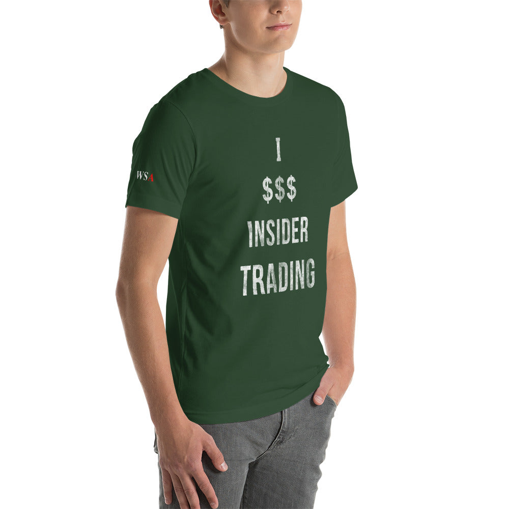 Insider Trading Colored Short-Sleeve Unisex T-Shirt - WallStreet Autist