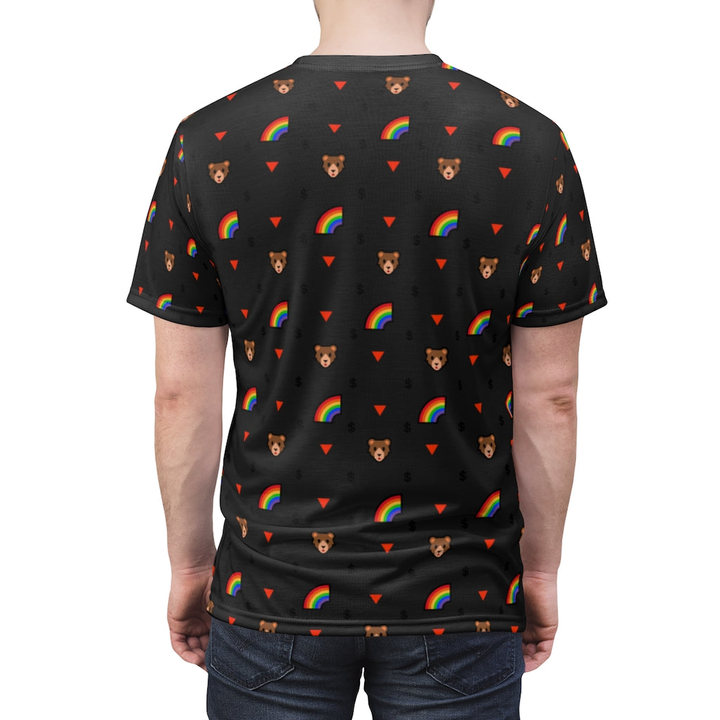 Gay Bear Print Unisex T-Shirt - WallStreet Autist