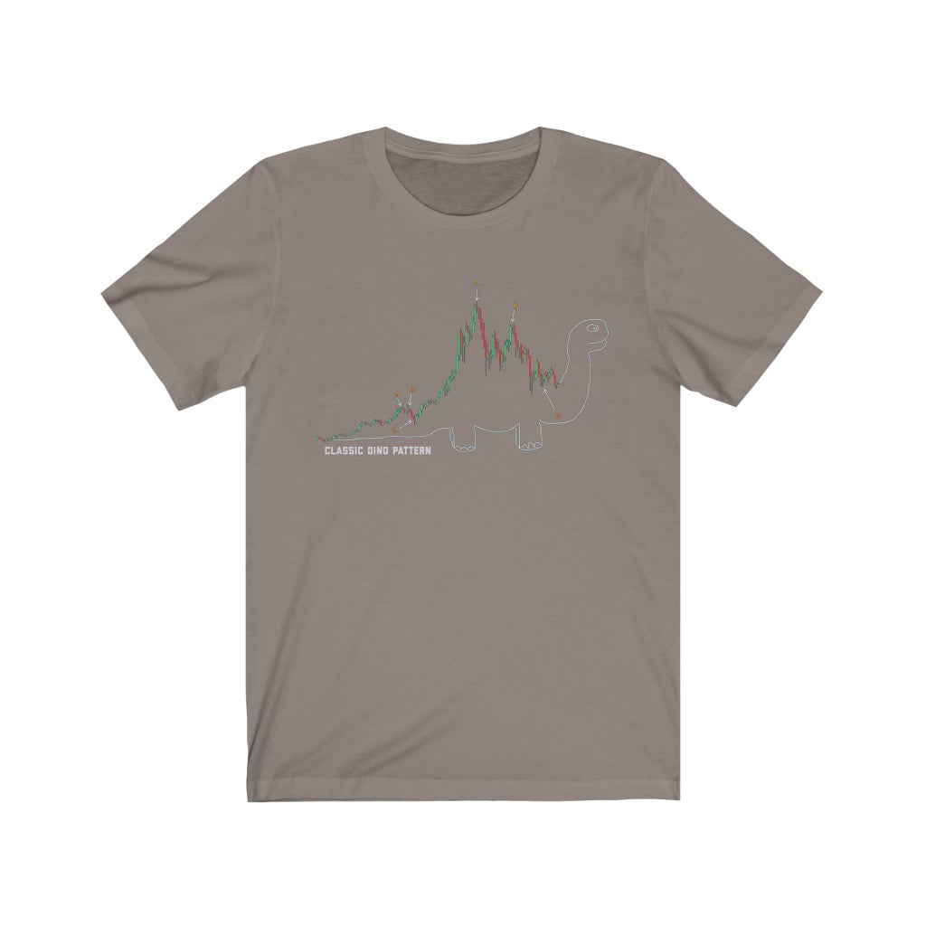 Classic Dino Pattern T-Shirt - WallStreet Autist