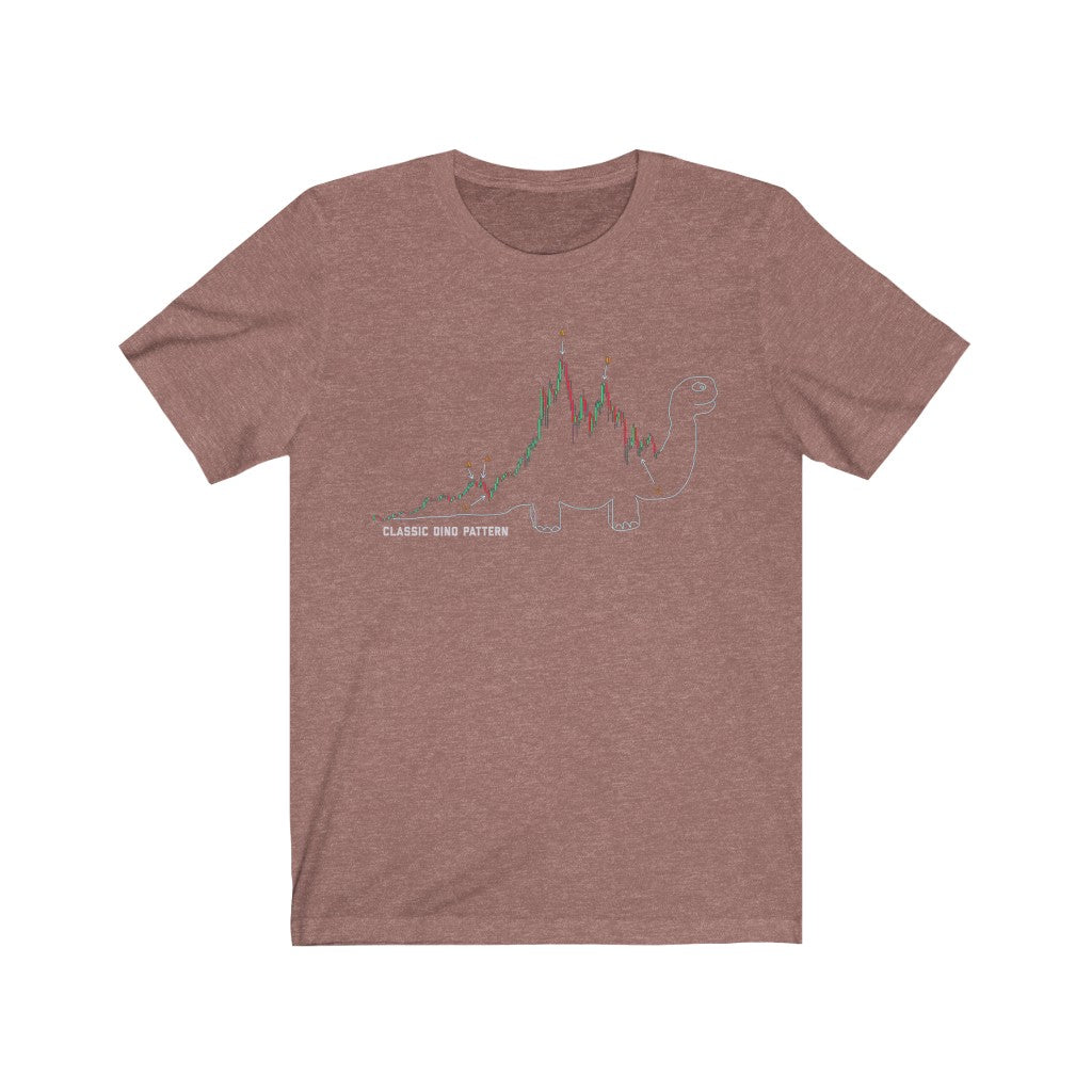 Classic Dino Pattern T-Shirt - WallStreet Autist