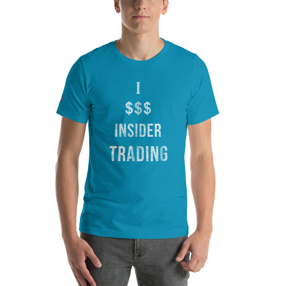 Insider Trading Colored Short-Sleeve Unisex T-Shirt - WallStreet Autist