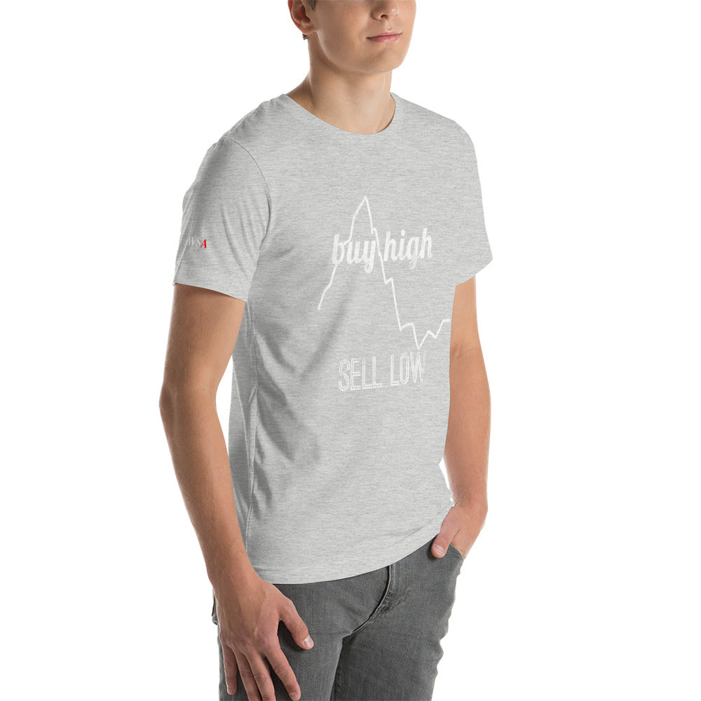 Buy High Sell Low Colored Short-Sleeve Unisex T-Shirt - WallStreet Autist